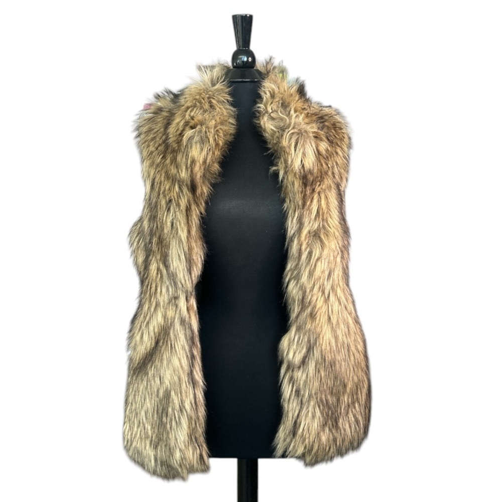 Ci Sono By Cavalini Faux Fur Vest - Picture 7 of 16